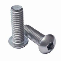 M12-1.75 X 45 mm  Button Socket Cap Screw, Coarse, ISO 7380, 18-8 (A2) Stainless